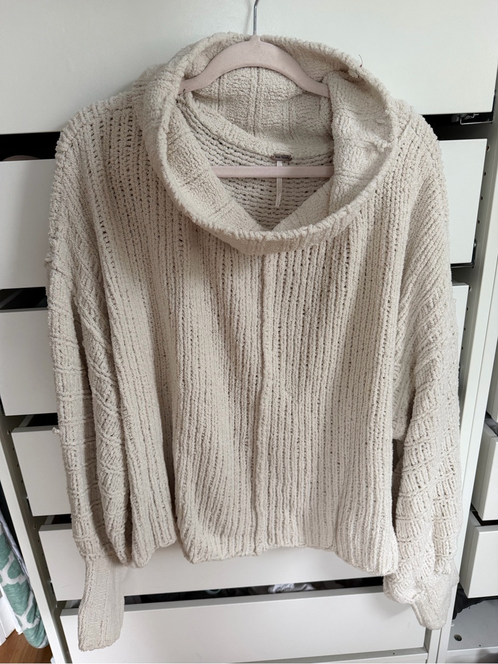 Free People Cozy Cream Cowl Neck Women’s Sweater